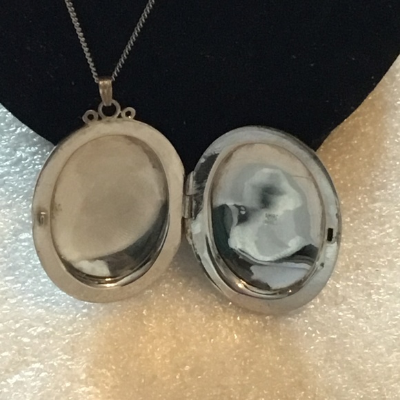 Lovely SMIBO sterling silver necklace w/ locket - Picture 4 of 8